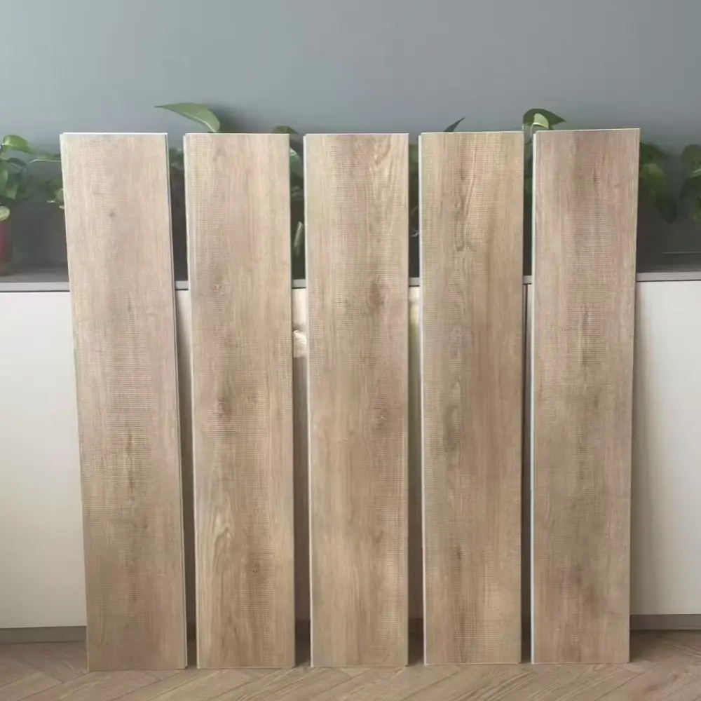 Technical sample of 5mm SPC flooring with click lock system