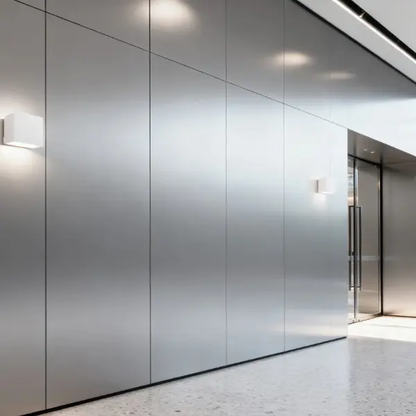 Premium metal wall panels for luxury showrooms